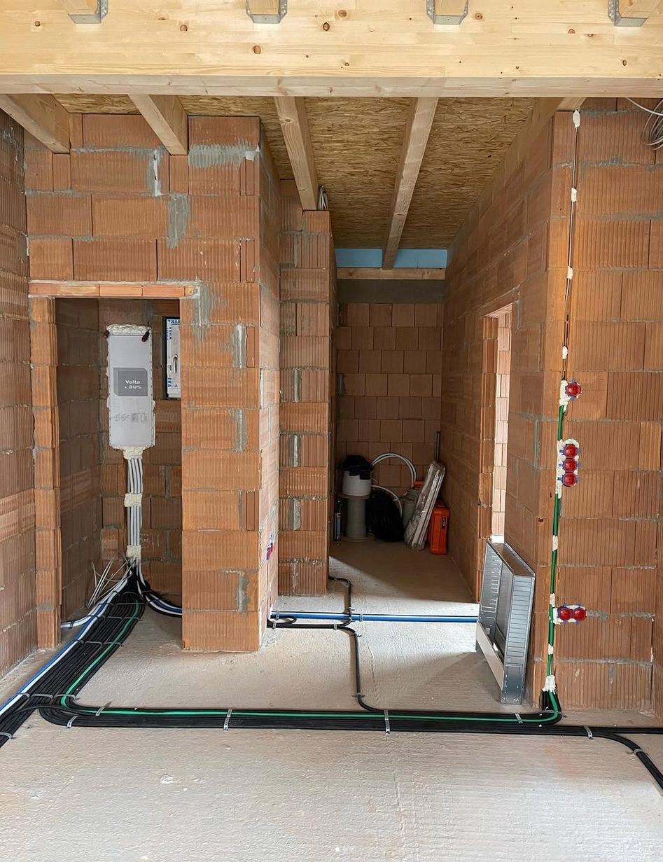 Elektroinstallation im Rohbau